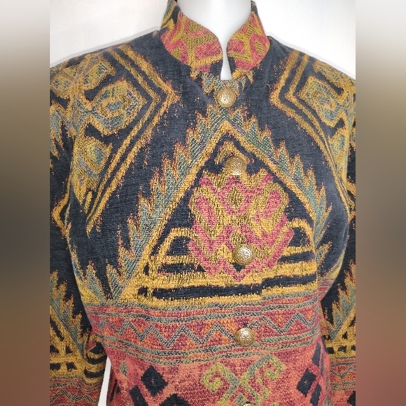 LUXURY WESTERN CHENILLE CROP JACKET - Picture 9 of 9